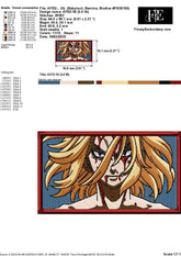 Tokyo Revengers Embroidery Design – Fierce & Intense Character Art
